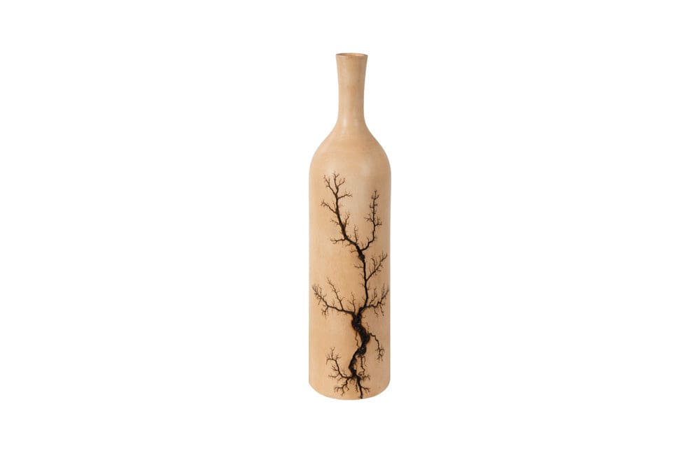 Phillips Collection - Lightning Bottle, Mango Wood, Long Neck - TH97709 view 2