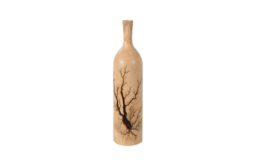 Phillips Collection - Lightning Bottle, Mango Wood, Long Neck - TH97709 view 3