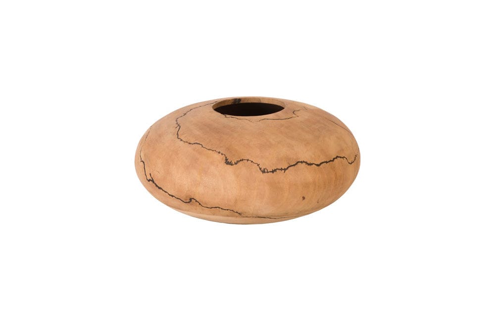 Phillips Collection - Lightning Vase, Mango Wood, Low 13in-14inDia - TH97711 view 1