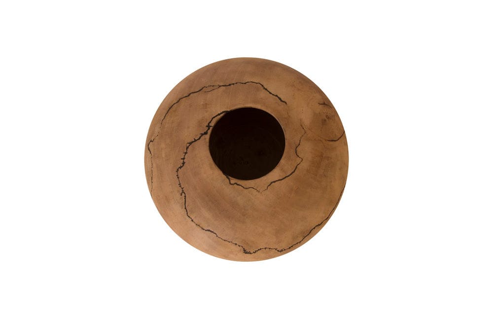 Phillips Collection - Lightning Vase, Mango Wood, Low 13in-14inDia - TH97711 view 2
