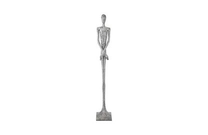 Phillips Collection - Lloyd Sculpture, Resin, Liquid Silver - PH95578 view 1