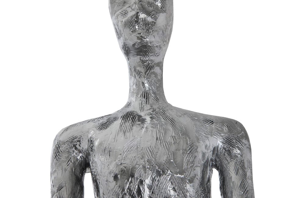 Phillips Collection - Lloyd Sculpture, Resin, Liquid Silver - PH95578 view 4