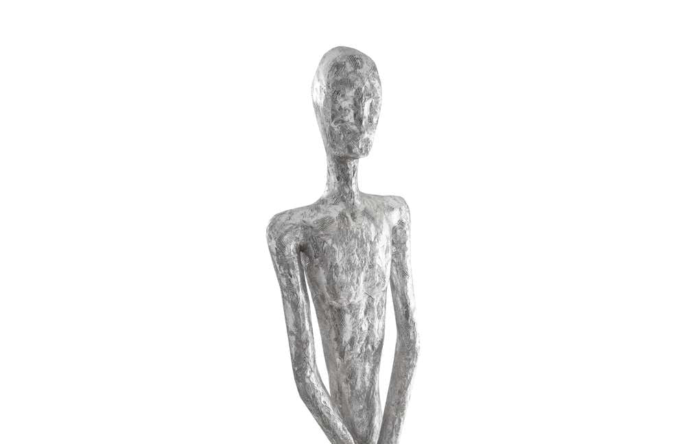 Phillips Collection - Lloyd Sculpture, Resin, Silver Leaf - PH62306 veiw 4