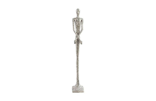 Phillips Collection - Lloyd Sculpture, Small, Resin, Silver Leaf - PH67645 veiw 1