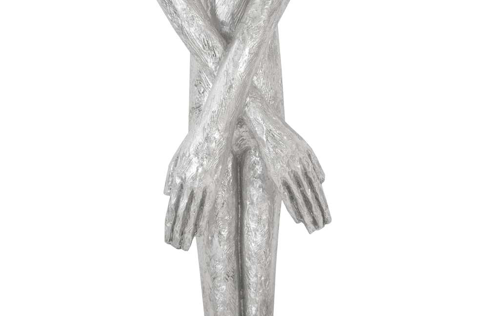 Phillips Collection - Lloyd Wall Sculpture, Resin, Silver Leaf - PH95573 veiw 4