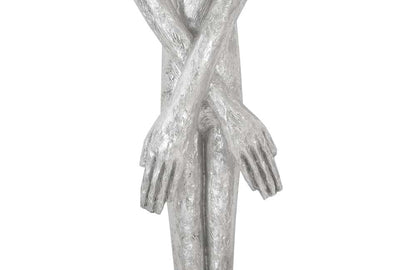 Phillips Collection - Lloyd Wall Sculpture, Resin, Silver Leaf - PH95573 veiw 4