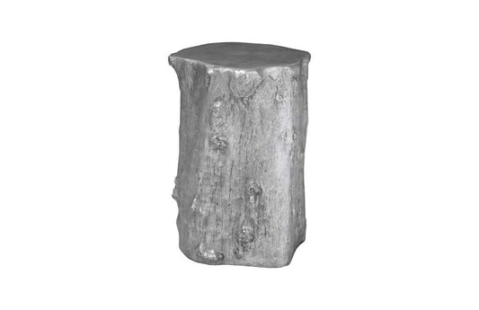Phillips Collection - Log Pedestal, Silver Leaf - PH53167 veiw 2