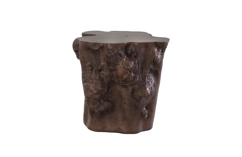 Phillips Collection - Log Side Table, Bronze - PH56725 veiw 1