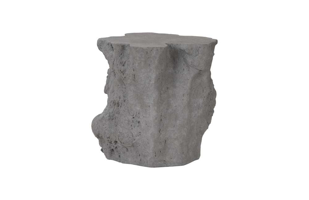 Phillips Collection - Log Side Table, Charcoal Stone - PH104193 veiw 1
