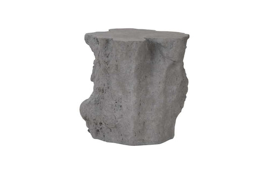 Phillips Collection - Log Side Table, Charcoal Stone - PH104193 veiw 1