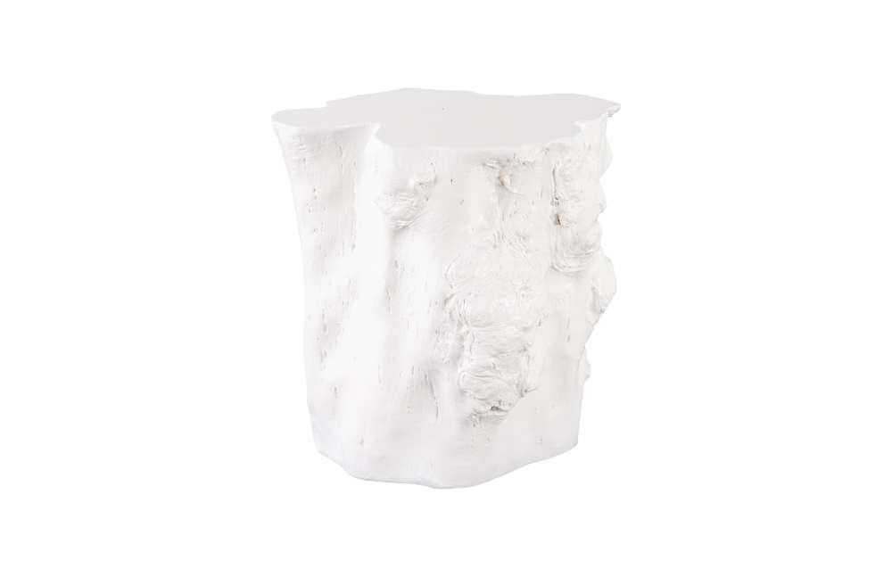 Phillips Collection - Log Side Table, Gel Coat White - PH105530 veiw 3