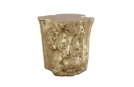 Phillips Collection - Log Side Table, Gold Leaf - PH56280 veiw 1