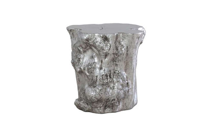 Phillips Collection - Log Side Table, Silver Leaf - PH56281 veiw 1