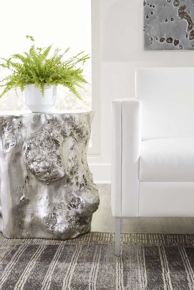 Phillips Collection - Log Side Table, Silver Leaf - PH56281 veiw 4
