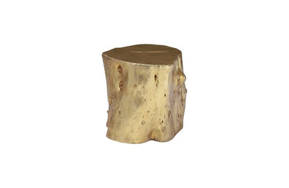 Phillips Collection - Log Stool, Gold Leaf, LG - PH56278 veiw 2