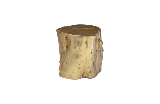 Phillips Collection - Log Stool, Gold Leaf, LG - PH56278 veiw 2
