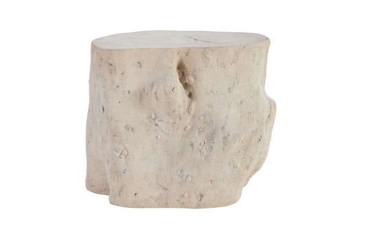 Phillips Collection - Log Stool, Roman Stone, LG - PH59414 veiw 1