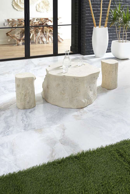 Phillips Collection - Log Stool, Roman Stone, SM - PH59418 veiw 4