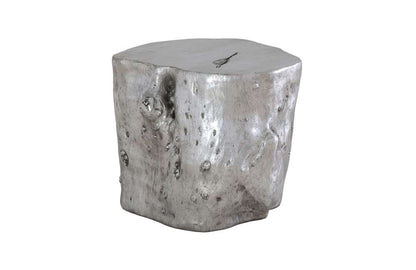 Phillips Collection - Log Stool, Silver Leaf, LG - PH56279 veiw 1