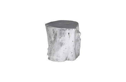 Phillips Collection - Log Stool, Silver Leaf, LG - PH56279 veiw 2