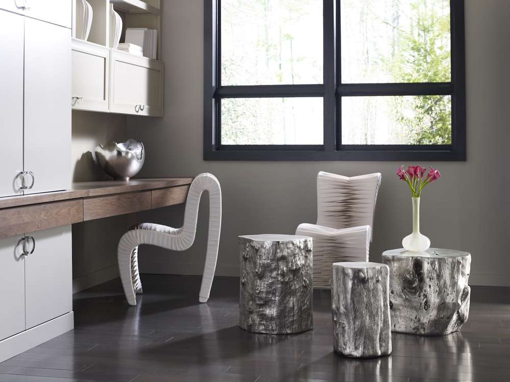 Phillips Collection - Log Stool, Silver Leaf, SM - PH55914 veiw 3