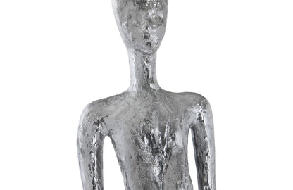 Phillips Collection - Lottie Sculpture, Resin, Liquid Silver - PH95577 view 4