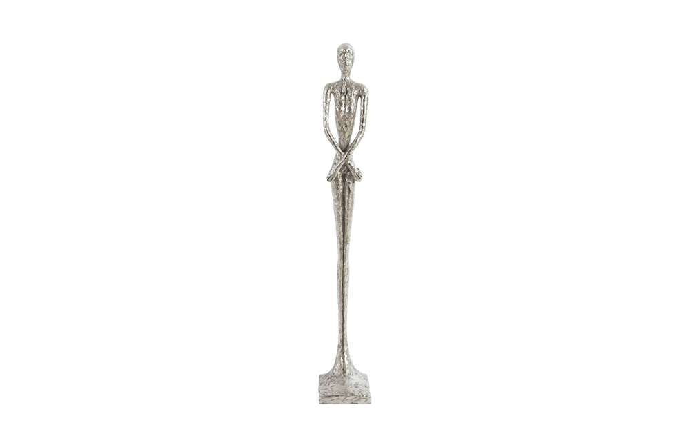 Phillips Collection - Lottie Sculpture, Small, Resin, Silver Leaf - PH67644 veiw 1