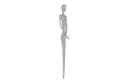 Phillips Collection - Lottie Wall Sculpture, Resin, Silver Leaf - PH95574 view 2