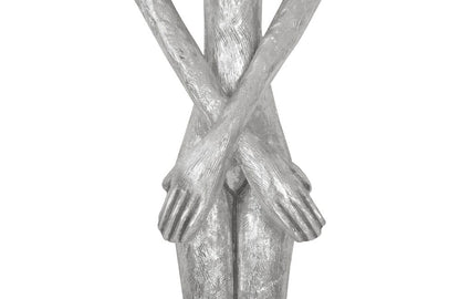 Phillips Collection - Lottie Wall Sculpture, Resin, Silver Leaf - PH95574 view 4