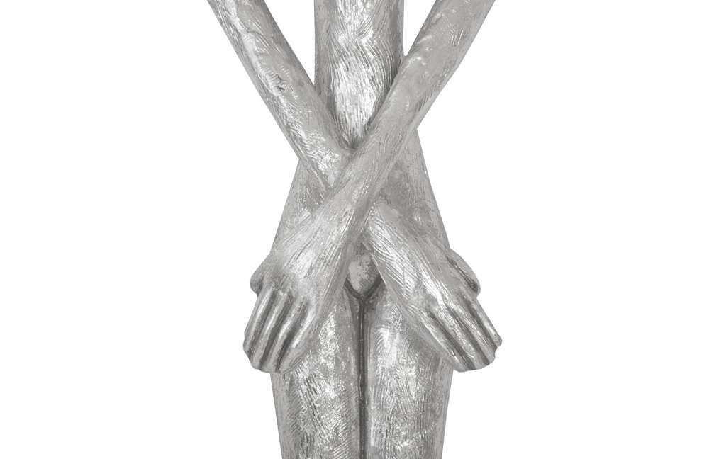 Phillips Collection - Lottie Wall Sculpture, Resin, Silver Leaf - PH95574 veiw 4