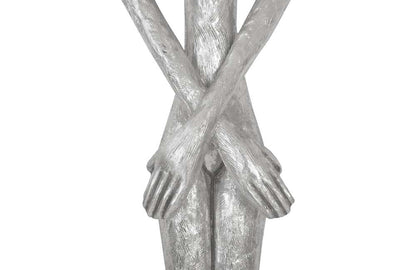 Phillips Collection - Lottie Wall Sculpture, Resin, Silver Leaf - PH95574 veiw 4