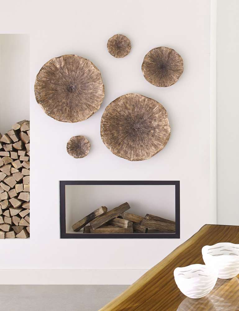 Phillips Collection - Lotus Wall Art, Copper/Black, SM - TH96156 veiw 4