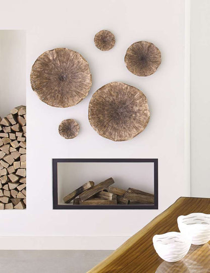 Phillips Collection - Lotus Wall Art, Copper/Black, SM - TH96156 veiw 4