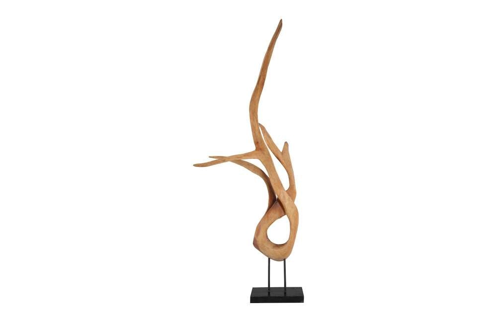 Phillips Collection - Mahogany Wood Sculpture, Table Top, Size, Shape, Styles Vary - ID75190 veiw 2