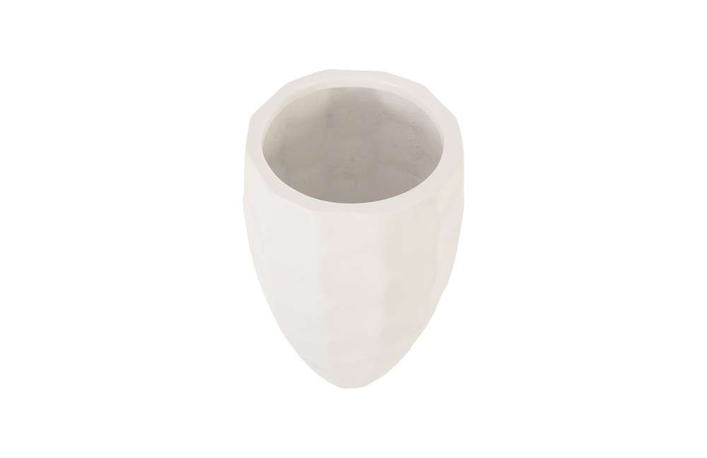 Phillips Collection - Mando Planter, Gel Coat White, SM - PH80599 veiw 2