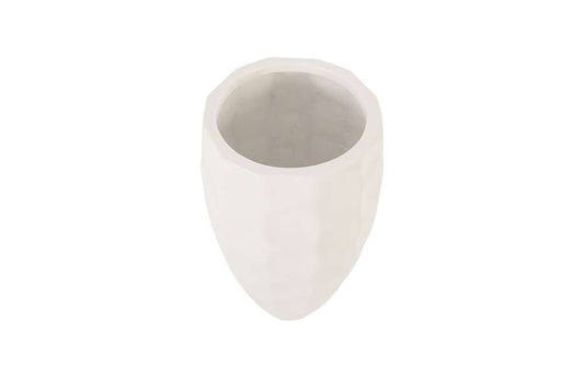 Phillips Collection - Mando Planter, Gel Coat White, SM - PH80599 veiw 2