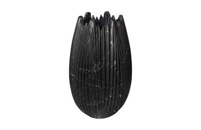 Phillips Collection - Marble Cocoon Vase, Black, Large - MX118484 view 1