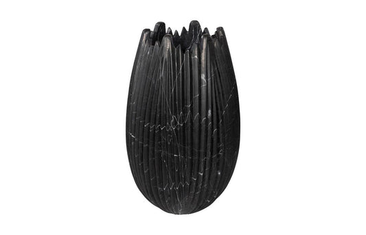 Phillips Collection - Marble Cocoon Vase, Black, Large - MX118484 view 1