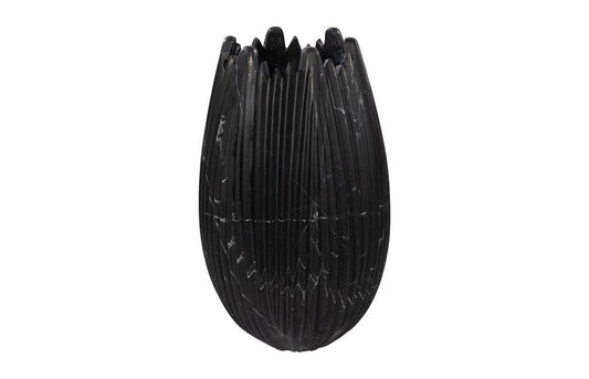 Phillips Collection - Marble Cocoon Vase, Black, Large - MX118484 view 2