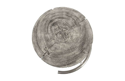 Phillips Collection - Marley Bar Stool, Gray Stone Finish, Stainless Steel Foot Rest - TH94532 veiw 2