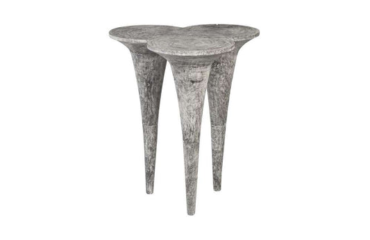 Phillips Collection - Marley Bar Table, Chamcha Wood, Gray Stone Finish - TH93106 veiw 1