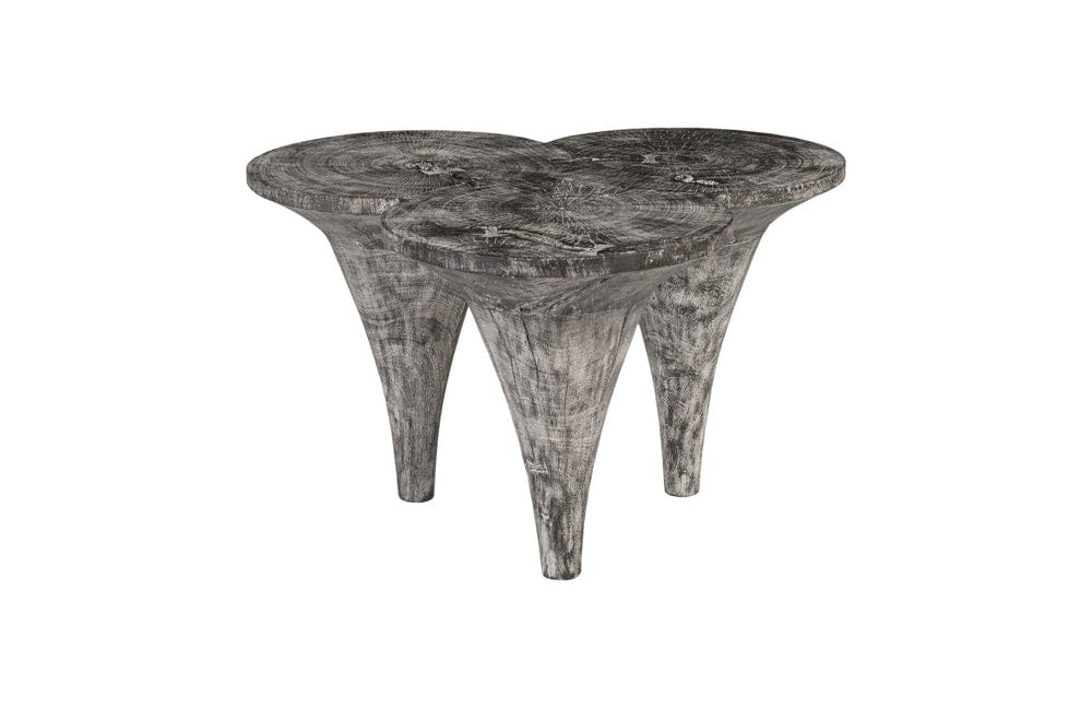 Phillips Collection - Marley Coffee Table, Chamcha Wood, Gray Stone Finish - TH93107 view 1