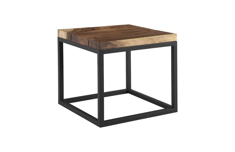 Phillips Collection - Martin Side Table, Black Metal Base - TH62862 veiw 1
