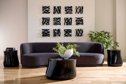 Phillips Collection - Mellow Coffee Table, Gel Coat Black - PH118443 view 4