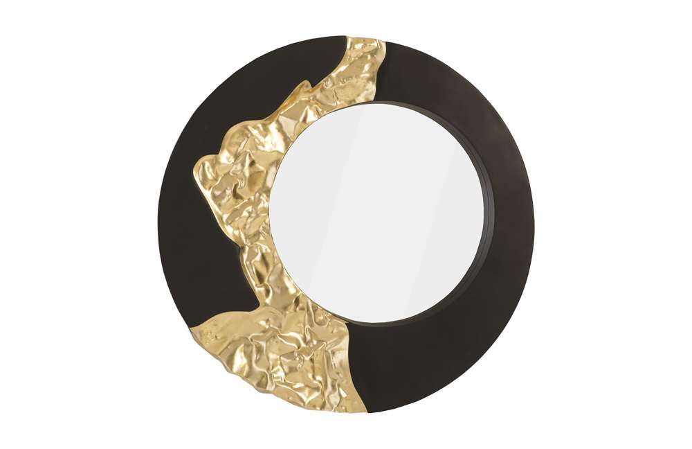 Phillips Collection - Mercury Mirror, Black, Gold Leaf - PH92307 veiw 1