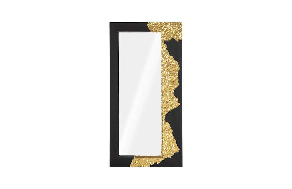 Phillips Collection - Mercury Mirror, Rectangle, Black, Gold Leaf - PH112040 veiw 1
