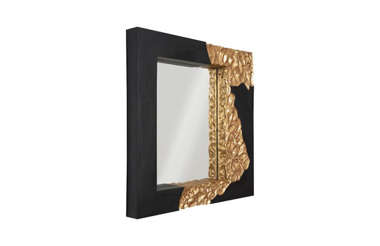 Phillips Collection - Mercury Mirror, Square, Black, Gold Leaf - PH100843 view 2