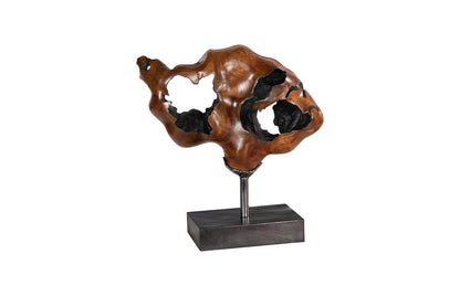 Phillips Collection - Metallurgy Wood Sculpture, Natural - ID115585 view 2