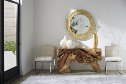 Phillips Collection - Molten Mirror, Round, Gold Leaf - PH100842 veiw 3
