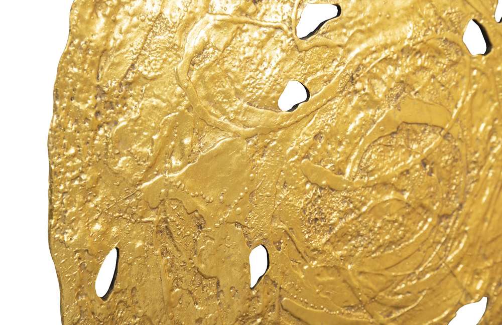 Phillips Collection - Molten Wall Disc, Large, Gold Leaf - PH83688 veiw 3